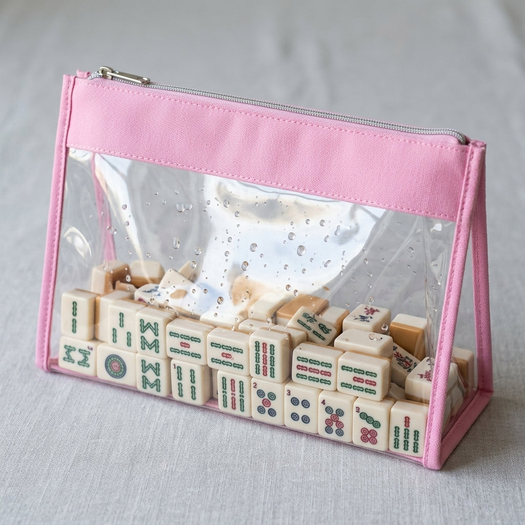 Mahjong Day-Bag Set, Canvas Carryall