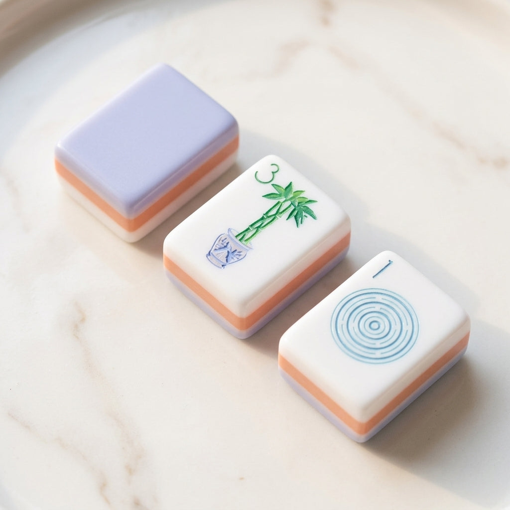 Garden Party Mahjong Set, 160 Tiles