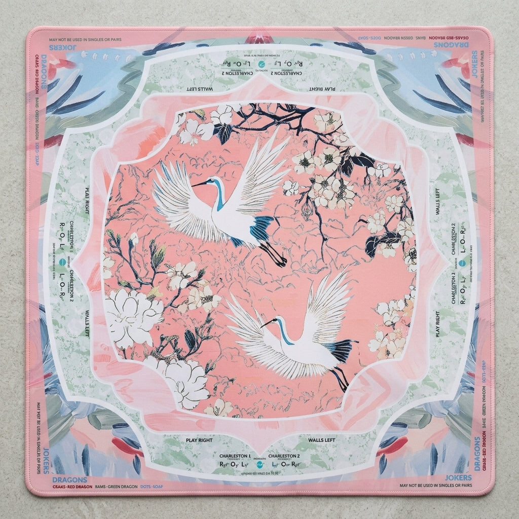 Heron Neoprene Roll-Up Mahjong Mat
