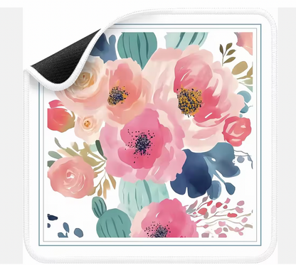 Elegant Garden Non-Slip Mahjong Mat