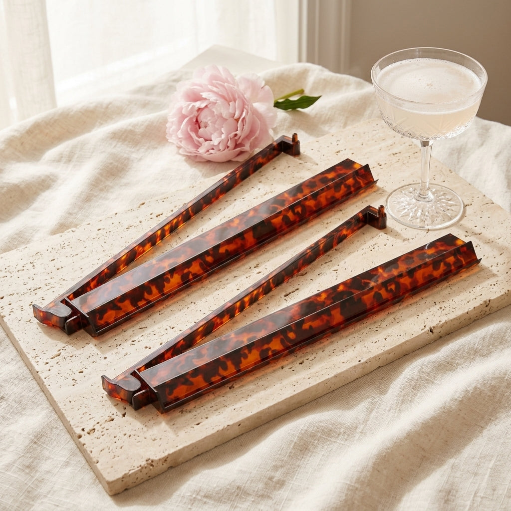 Tortoise Shell Rack & Pusher Set