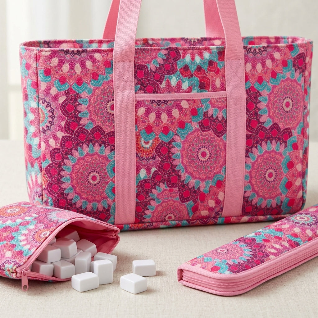 Mahjong Travel Set, 3-Piece Carry