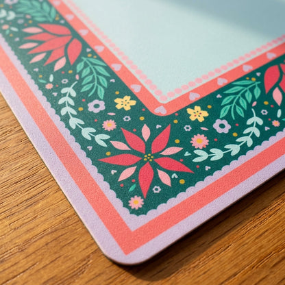 Woodland Folk Roll-Up Mahjong Mat