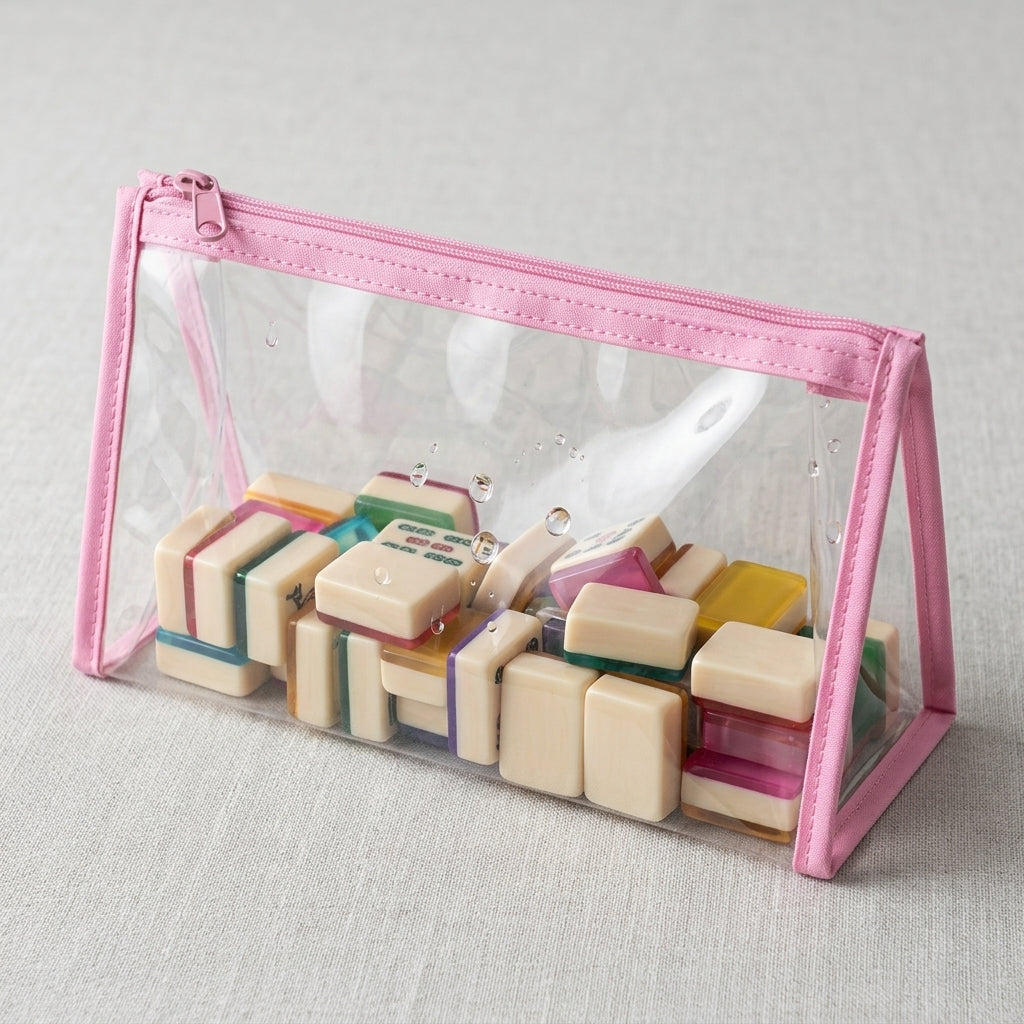 Mahjong Day-Bag Set, Canvas Carryall