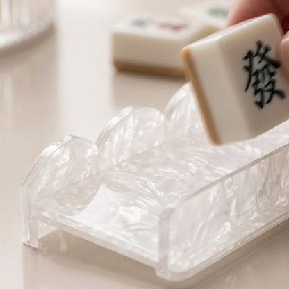 Pearl Shell Mahjong Rack Set