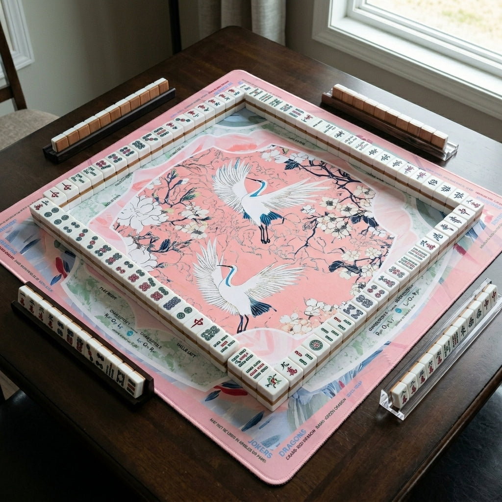 Heron Neoprene Roll-Up Mahjong Mat