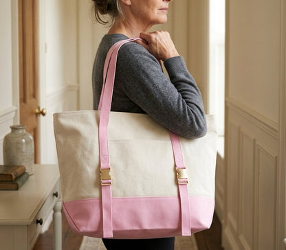 Mahjong Day-Bag Set, Canvas Carryall