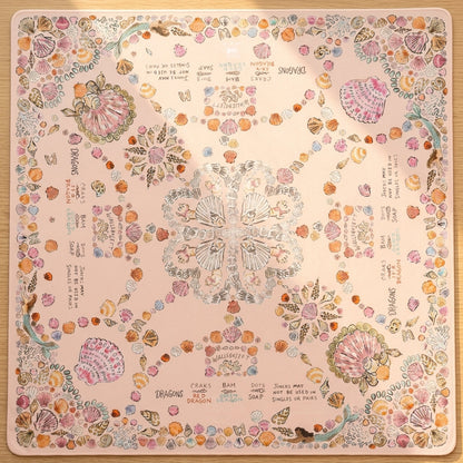Seashell Shore Foldable Mahjong Mat