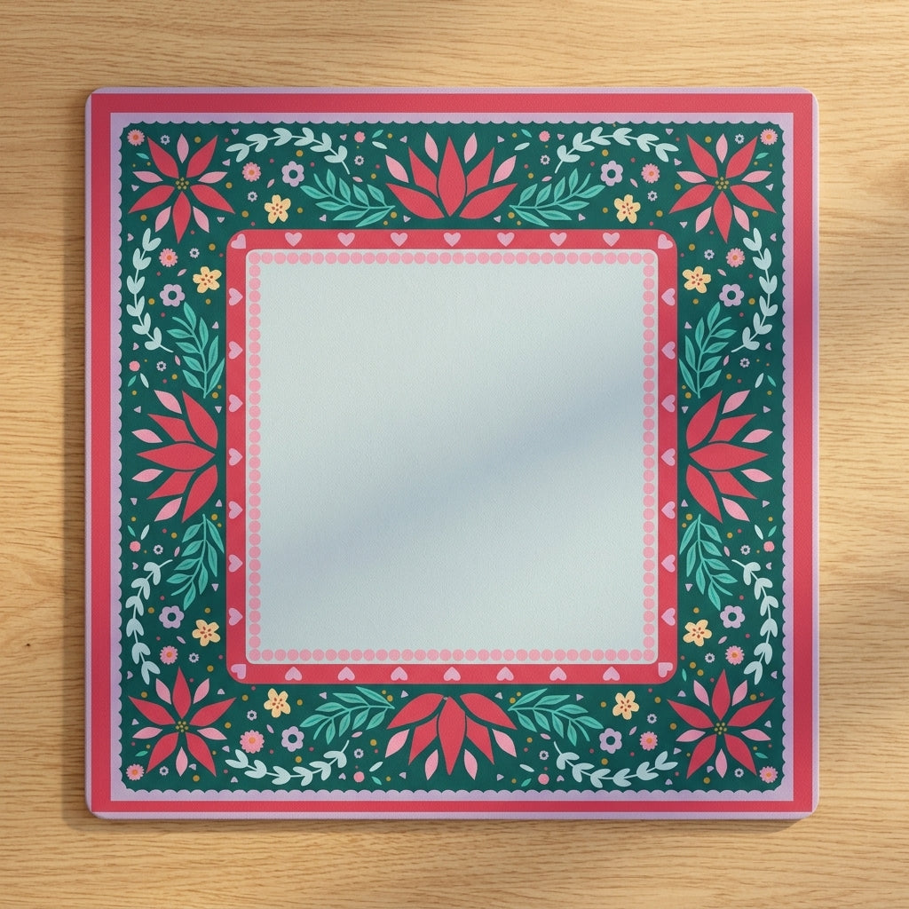 Woodland Folk Roll-Up Mahjong Mat