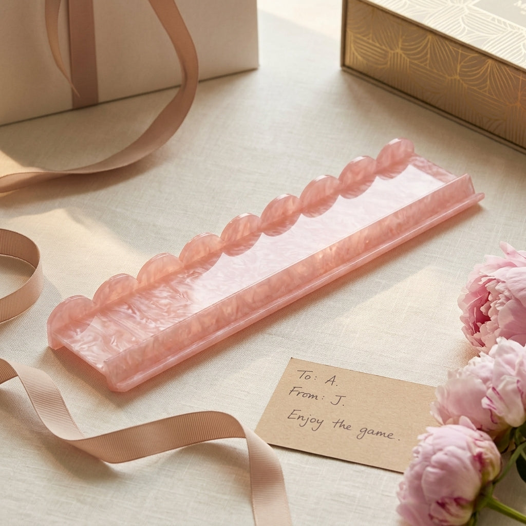 Pearl Shell Mahjong Rack Set