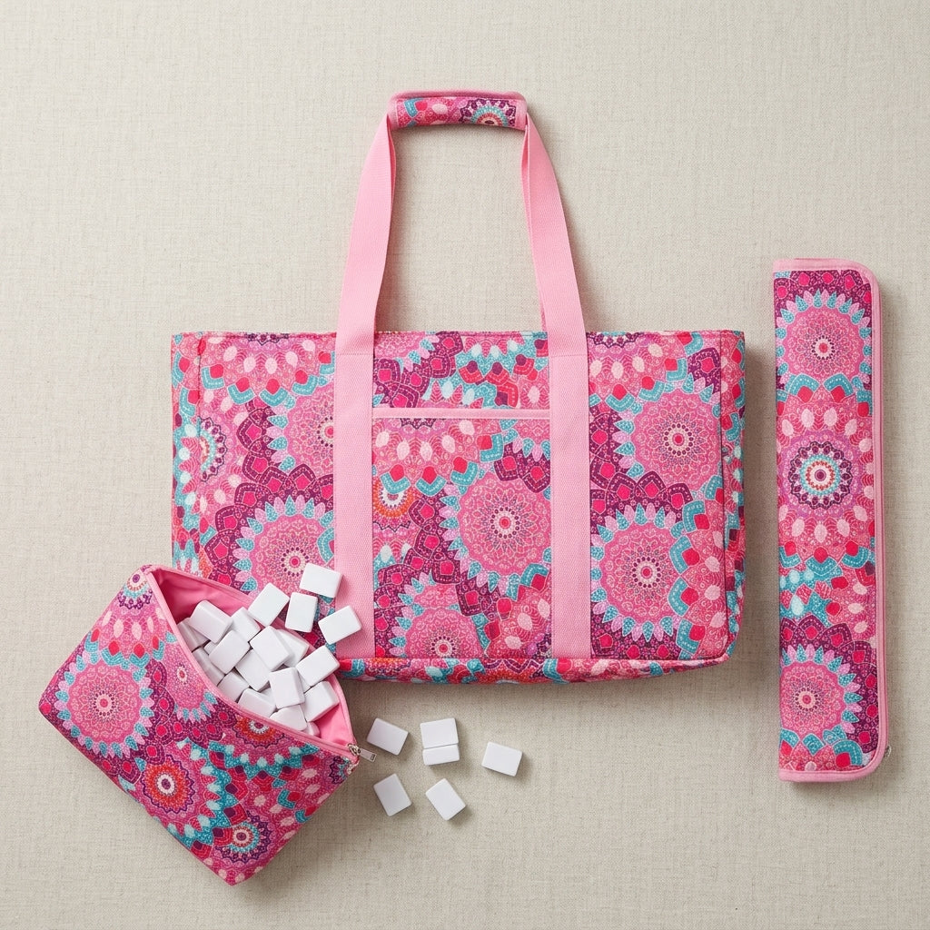 Mahjong Travel Set, 3-Piece Carry