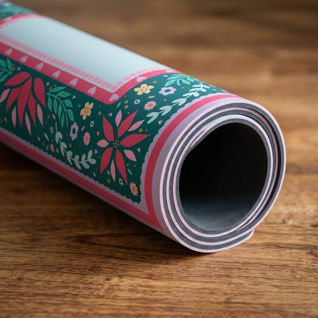 Woodland Folk Roll-Up Mahjong Mat