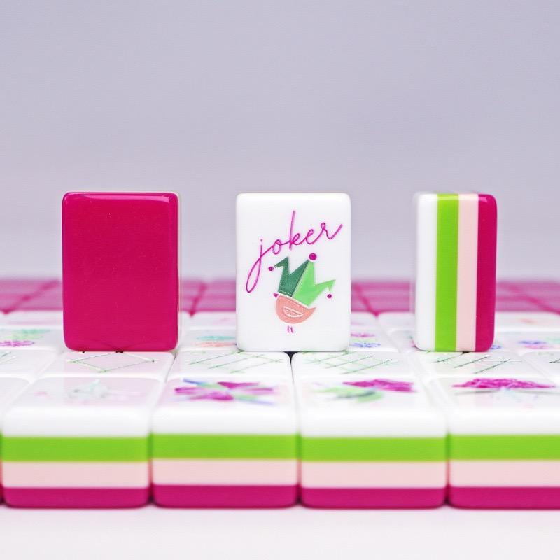 Sorbet Hot Pink Mahjong, 160 Tiles