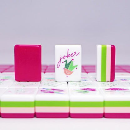 Sorbet Hot Pink Mahjong, 160 Tiles