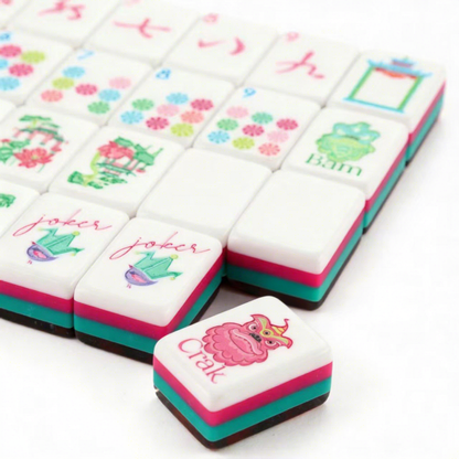 Stripe & Tortoise Mahjong, 160 Tiles