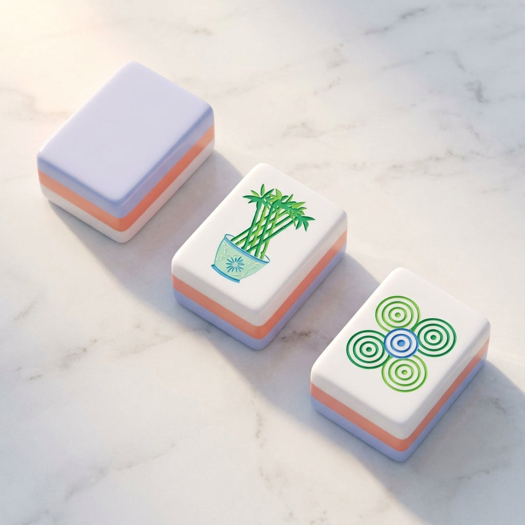 Garden Party Mahjong Set, 160 Tiles