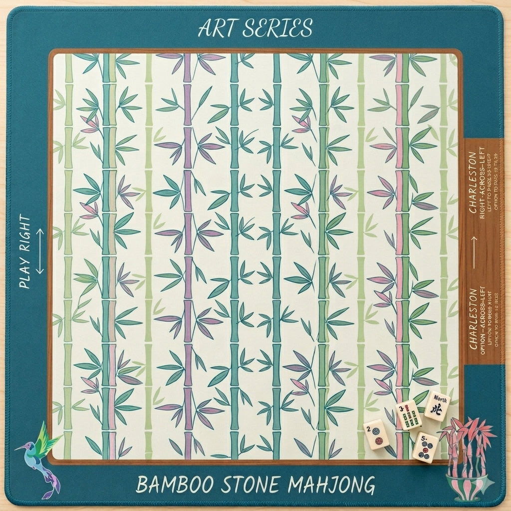 Bamboo Grove Roll-Up Mahjong Mat