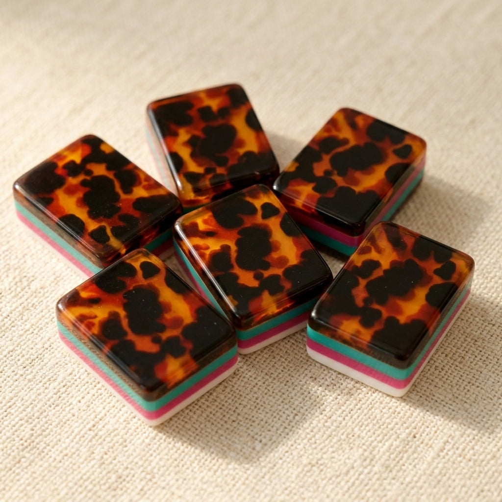 Stripe & Tortoise Mahjong, 160 Tiles