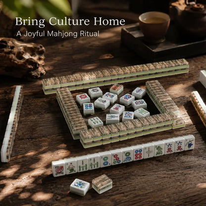 Ancient Tree Mahjong Set, 160 Tiles