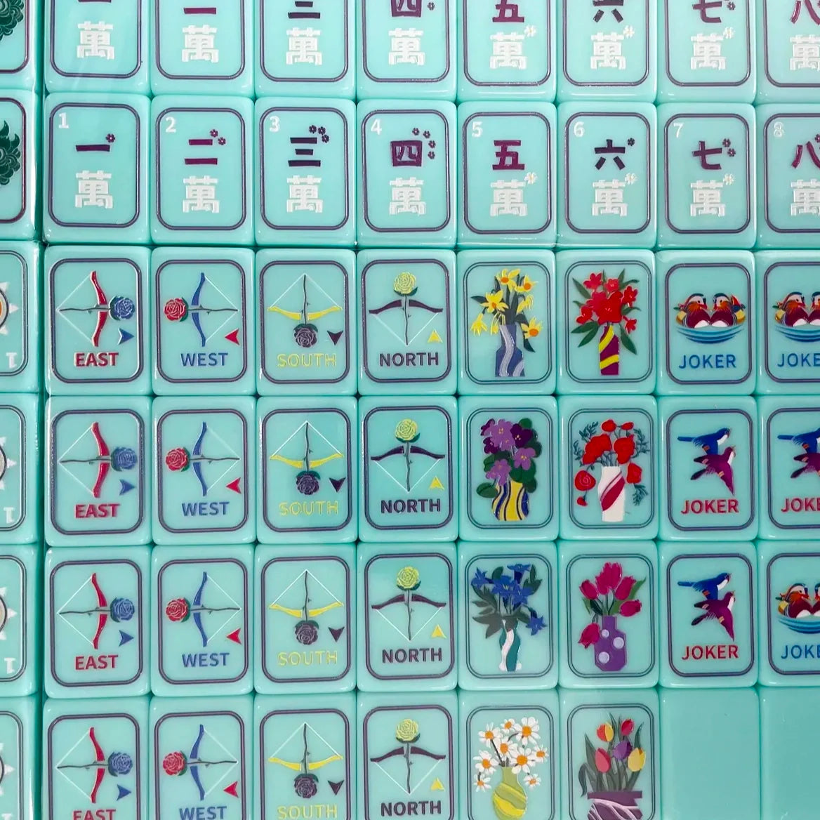 Ocean Mahjong Set, 160 Tiles