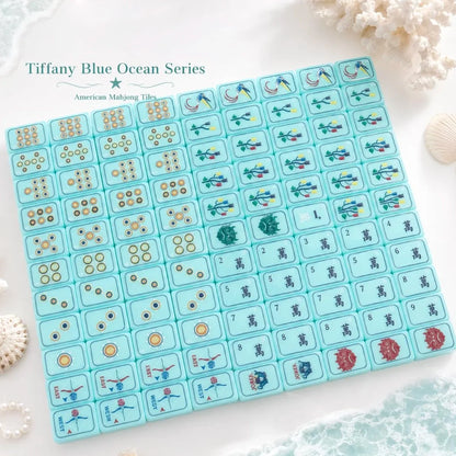 Ocean Mahjong Set, 160 Tiles