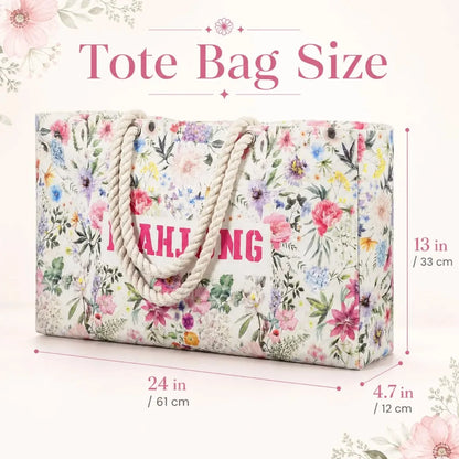 Floral Mahjong Travel Bag Set