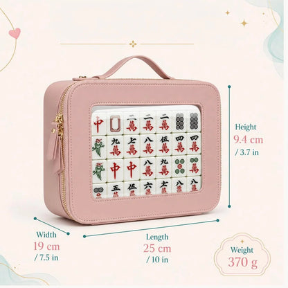 Clear Window Mahjong Carry Case