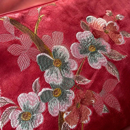 Soft Floral Mahjong Clutch Bag