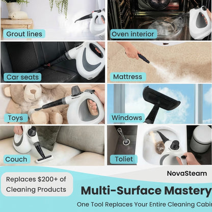NovaSteam — The Chemical-Free Deep Clean That Gets Inside the Dirt