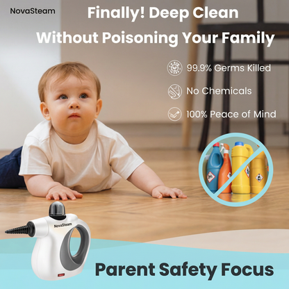 NovaSteam — The Chemical-Free Deep Clean That Gets Inside the Dirt