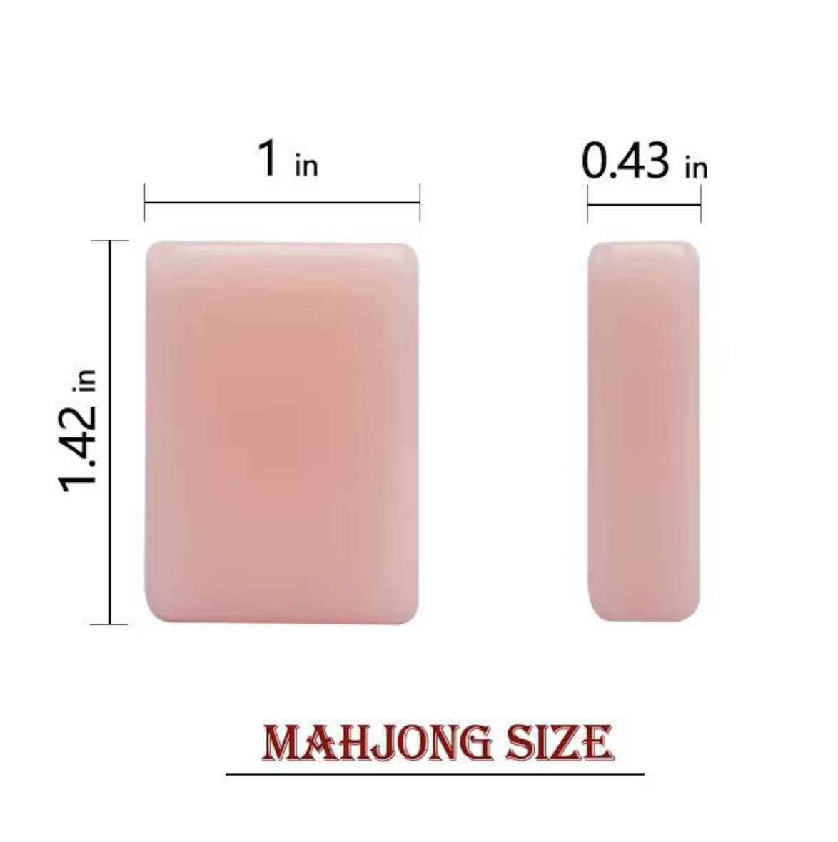 Larger tile, easier on the eyes At 1.42 inches tall